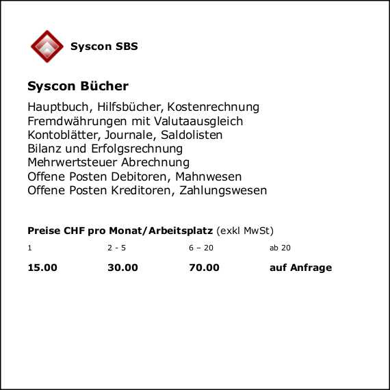 Syscon Bücher