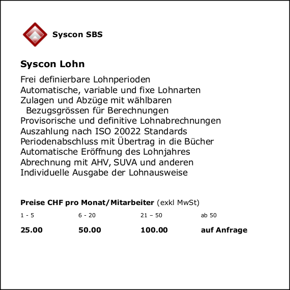Syscon Lohn
