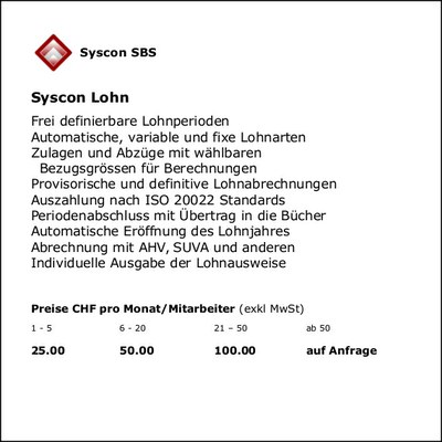 Syscon Lohn